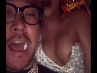 Dorothy Wang very sexy nip slip