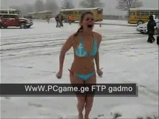 Bikini snow