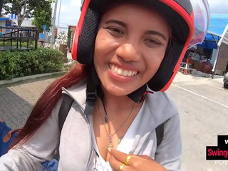 Big ass Thai amateur girlfriend sucks and rides her boyfriends big dick